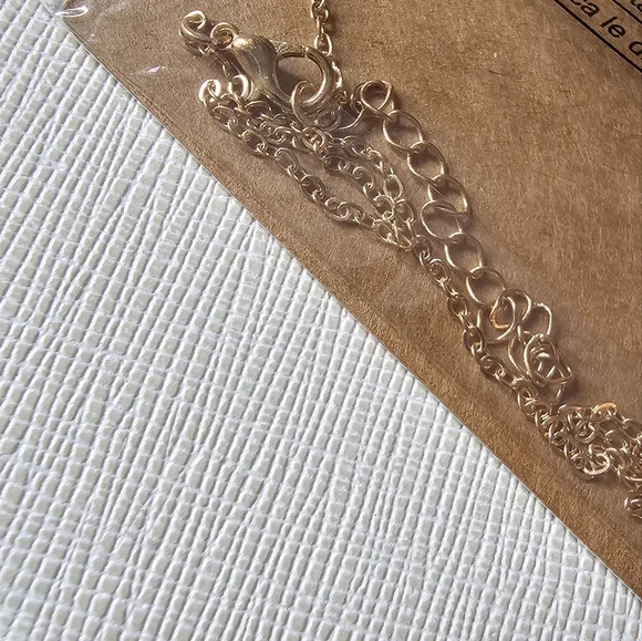 Scorpio Zodiac Sign Necklace , Gold, 16” chain - Picture 2 of 3